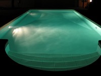 La piscine de nuit